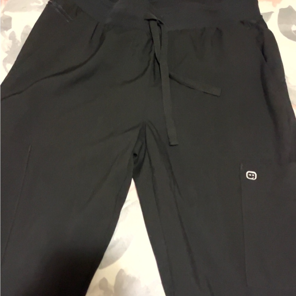 WonderWink Black Women's scrub Pants size small petite jogger